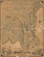 Madison County 1875 Wall Map